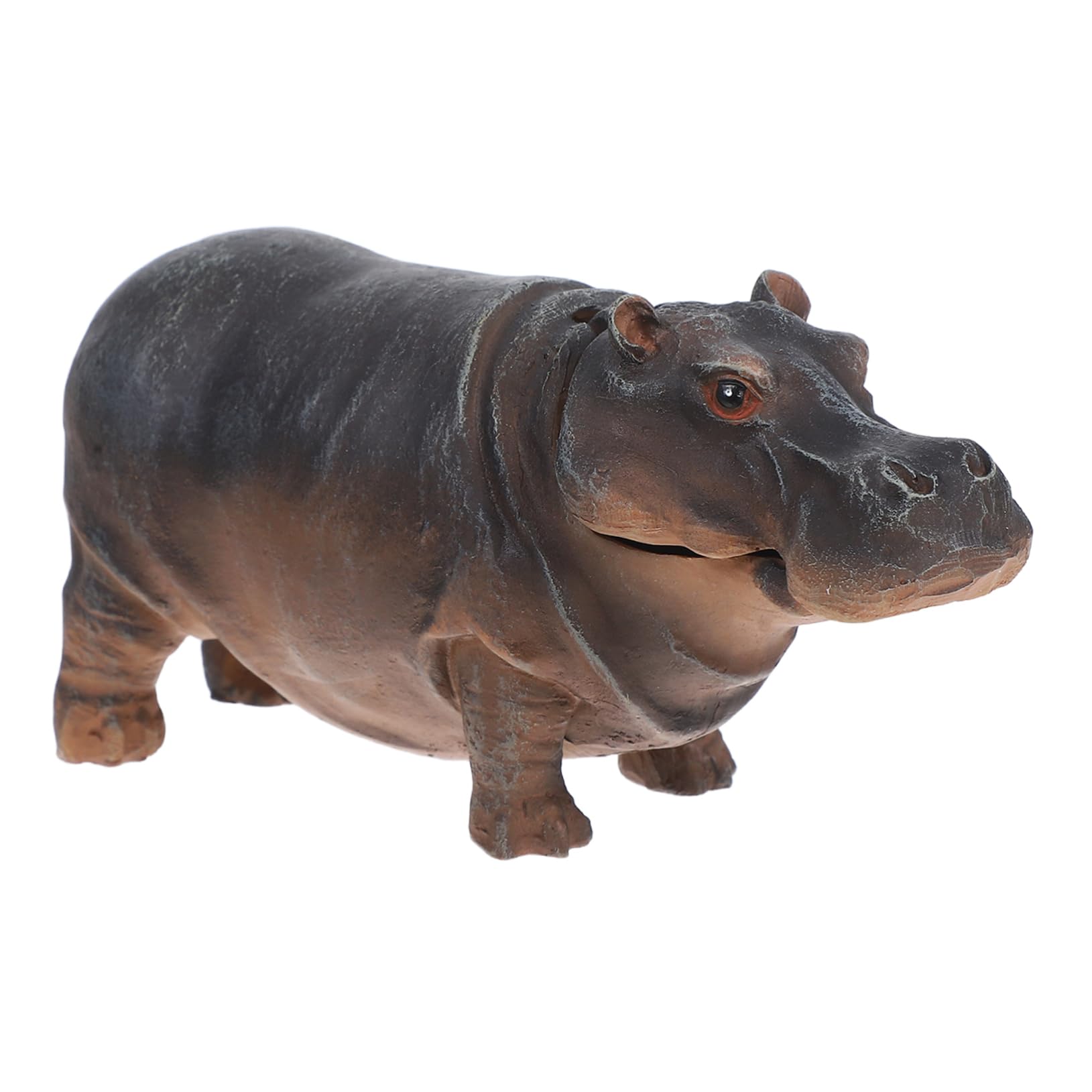 Sosoport Hippo Aquarium Air Pump Lifelike with Oxygen Pump Enhances Water Oxygen Levels for Fish Tanks Easy Installation Creative Aquarium Decor