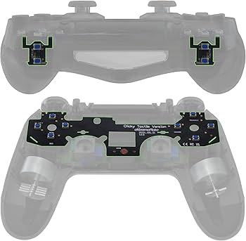 ps4 コントローラー Amazon.com: eXtremeRate Whole Tactile Clicky Kit for PS4