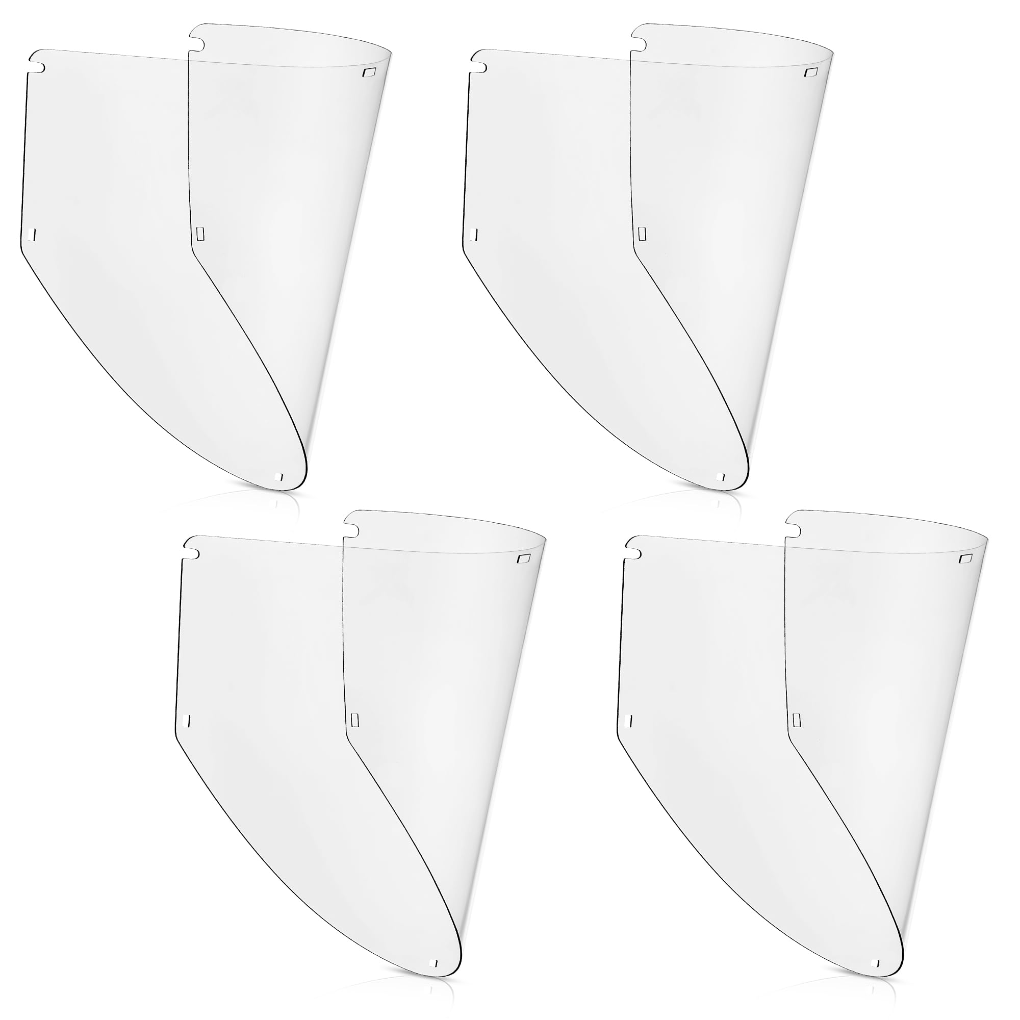 Replacement Window Compatible with Jackson Safety 14214, Uncoated(4 Pack)