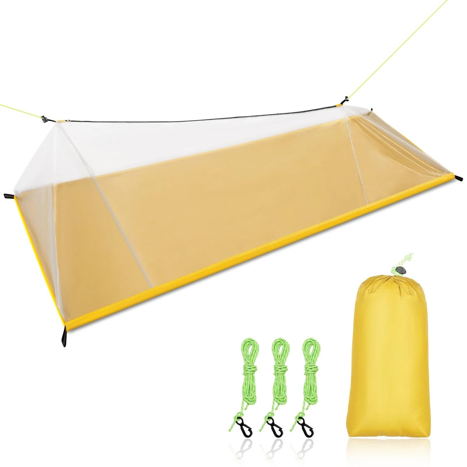 Estate 1 Tenda per Persona Singola Tenda da Campeggio all'aperto Tenda a Rete Ultraleggera Rete Repellente per zanzare e Insetti