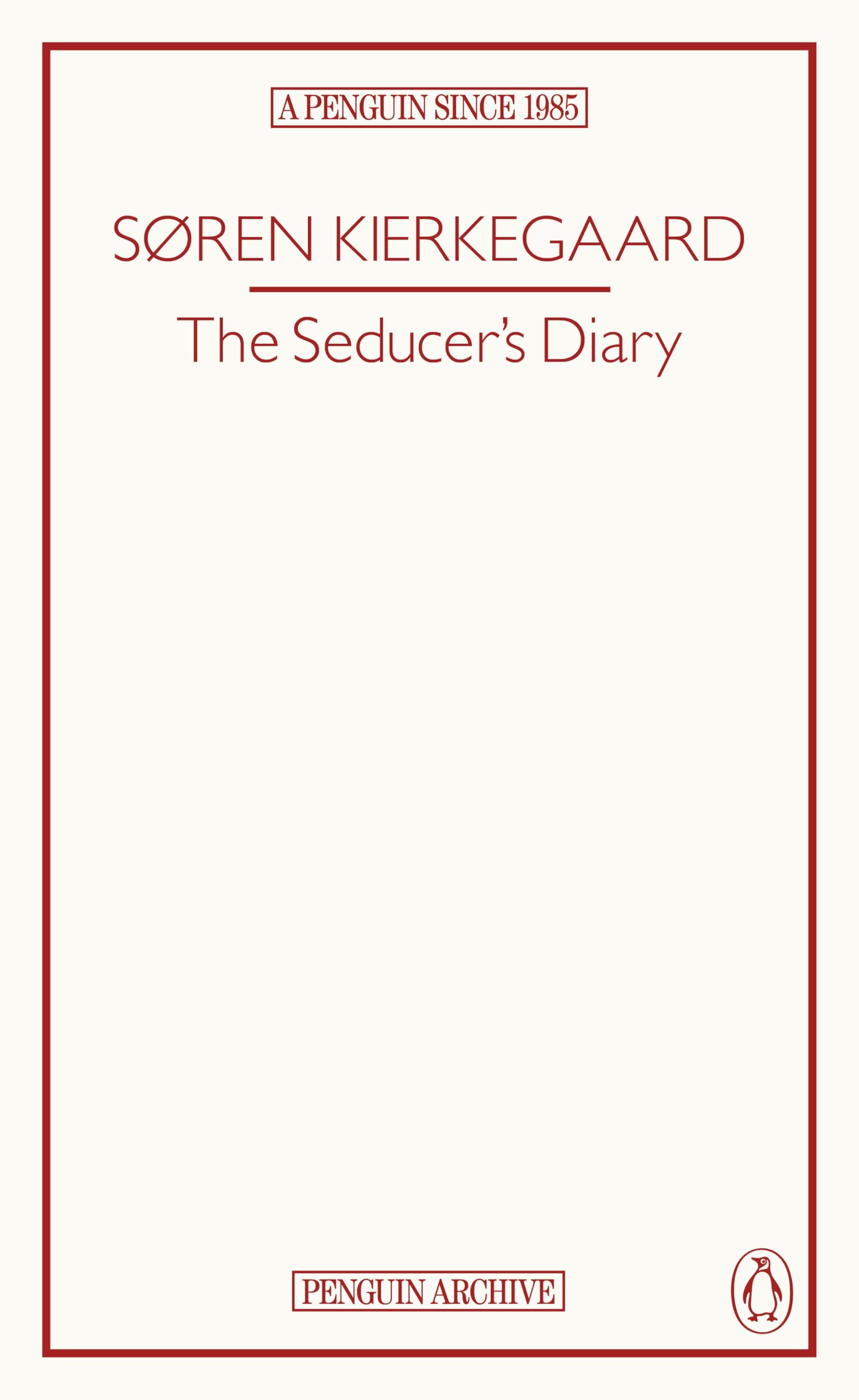 The Seducer’s Diary by Søren Kierkegaard (Paperback Book)