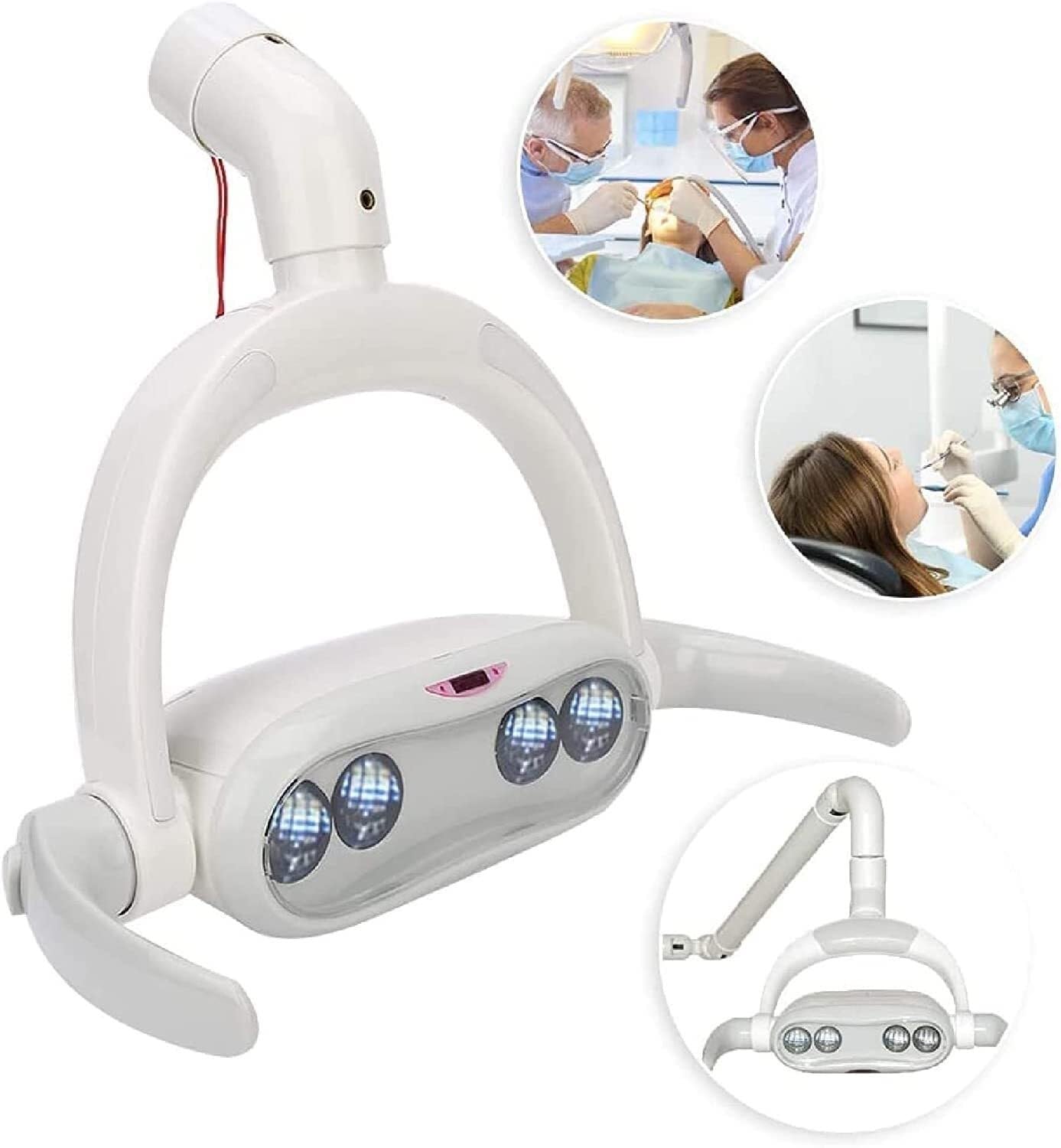 Lampa do badań chirurgicznych, lampa do badań chirurgicznych Lampa LED do badań chirurgicznych, bezcieniowe, zimne światło, odpowiednia do salonów dentystycznych, dentystycznych i kosmetycznych Akceso
