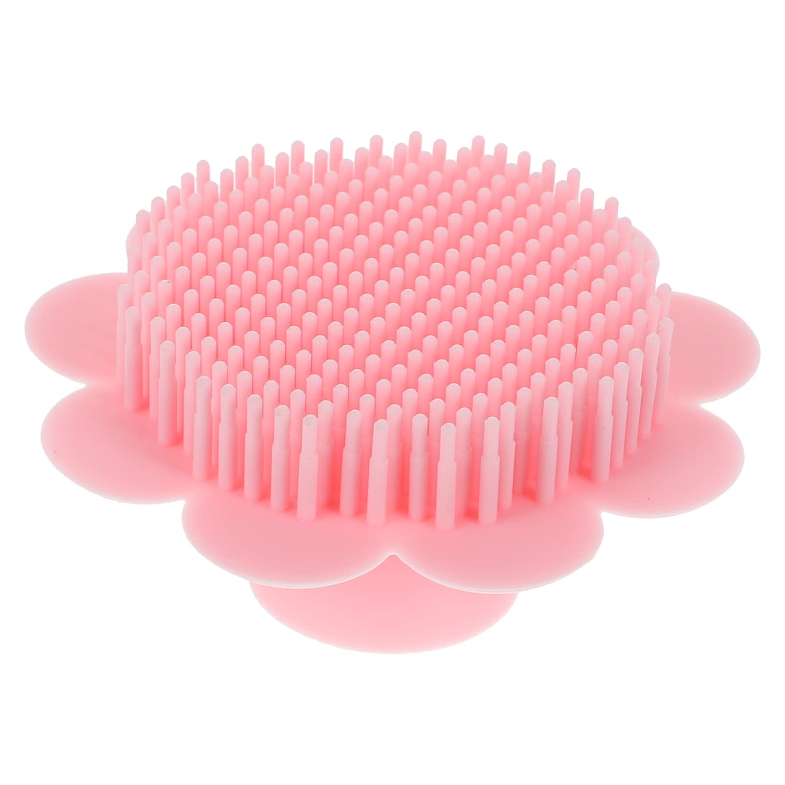 Baby Hair Brush Scalp Exfoliation: Hair Massager Scrubber Pink Hair Washing Dandruff Head Scrubber for All Hair Kid Newborn Toddler