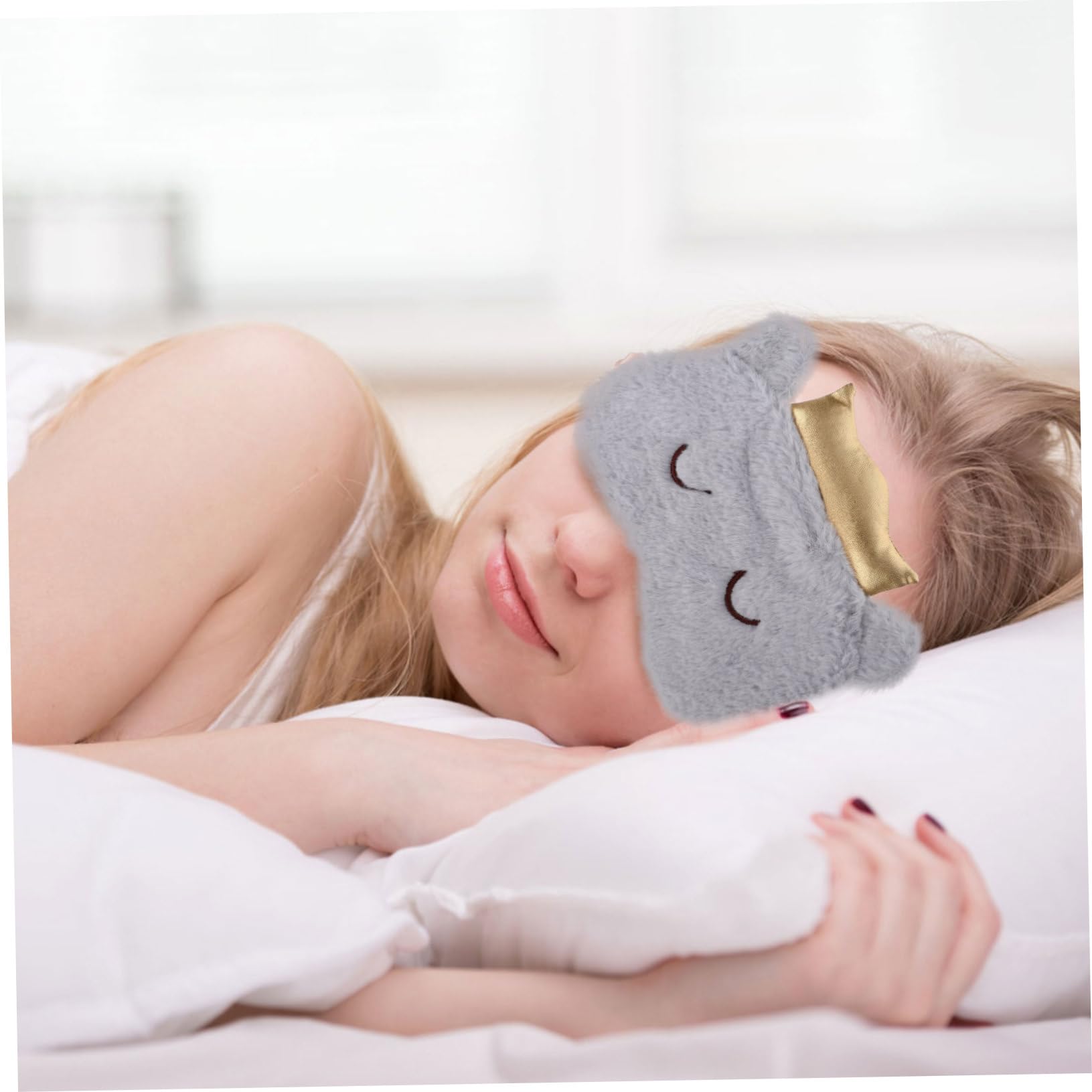 Beavorty 3 Juegos De Antifaces Ligeros Para Dormir Con Diseño De Dibujos Animados Cómodos Y Resistentes Al Desgaste. 3 Unidades.