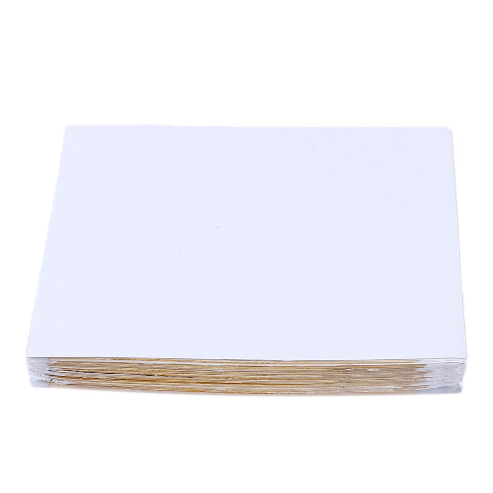 Flybloom 100 Pcs Multicolor Imitation Gold Foil Sheets for Handicraft Furniture Nail Painting Wall DIY Decoration(Style 2)