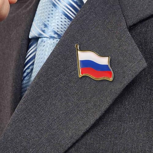 Image of Country Flag Brooch Metal Alloy Souvenir Pin Shirt Hat Backpack Jewelry Accessories Decoration Party Christmas Gift Badge International Travel Pin