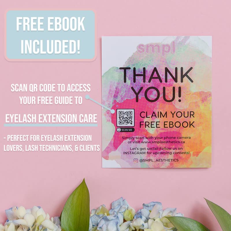 SMPL Aesthetics Eyelash Extension Cleanser – Lash Shampoo / Eyelid Cleanser for Extensions + Brush + Rinse Bottle + Free eBook – Sensitive / Paraben & Sulfate Free,... - Image 6