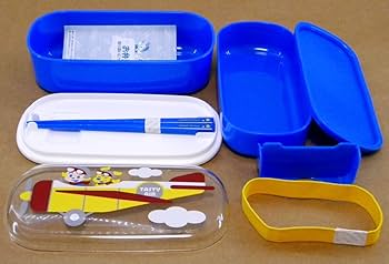 オサムグッズ　原田治　キャラクター弁当箱セット（青・赤・白） オサムグッズ 原田治 キャラクター弁当箱セット（青・赤・白）