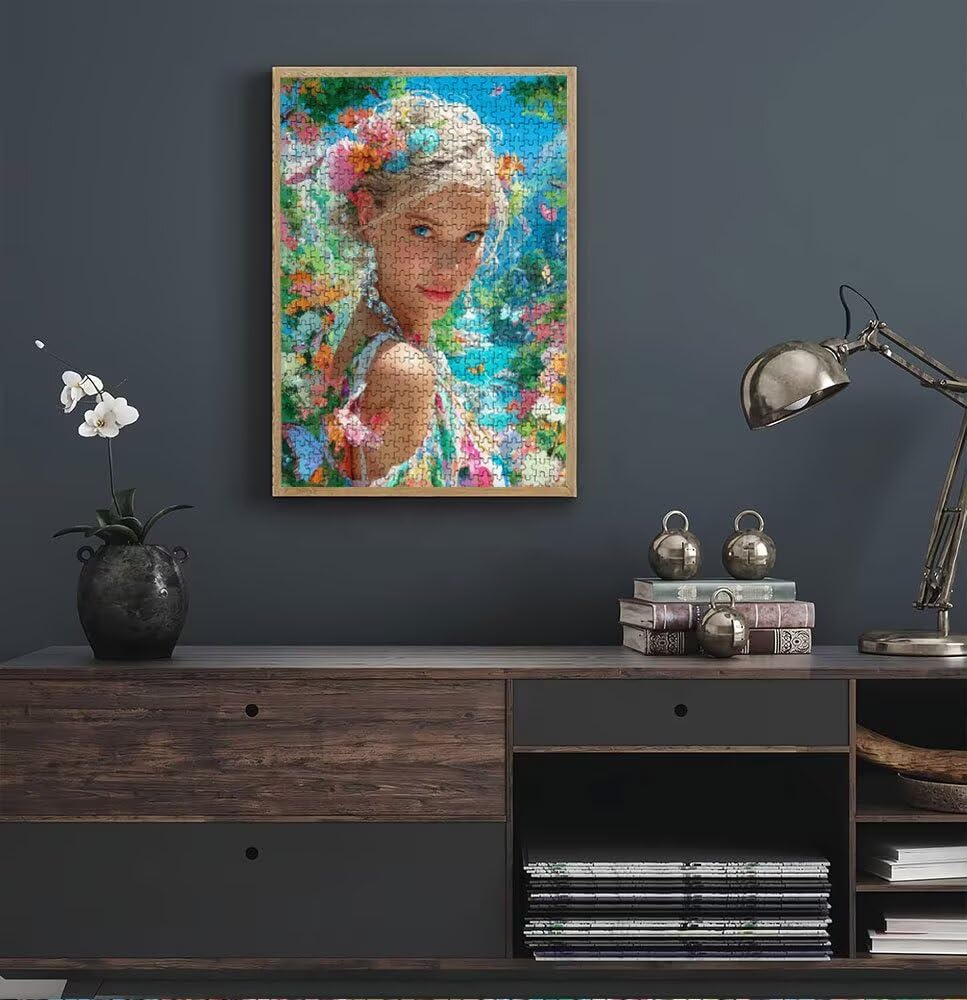 Kwiaty Damskie, Klasyczne Puzzle 4000 Sztuk Dorosłych BLQSBGA7-372 | Wyzwanie Zagadki, Gry Logiczne Cała Rodzina, Stres, Wystrój Domu Miłośnicy Puzzle