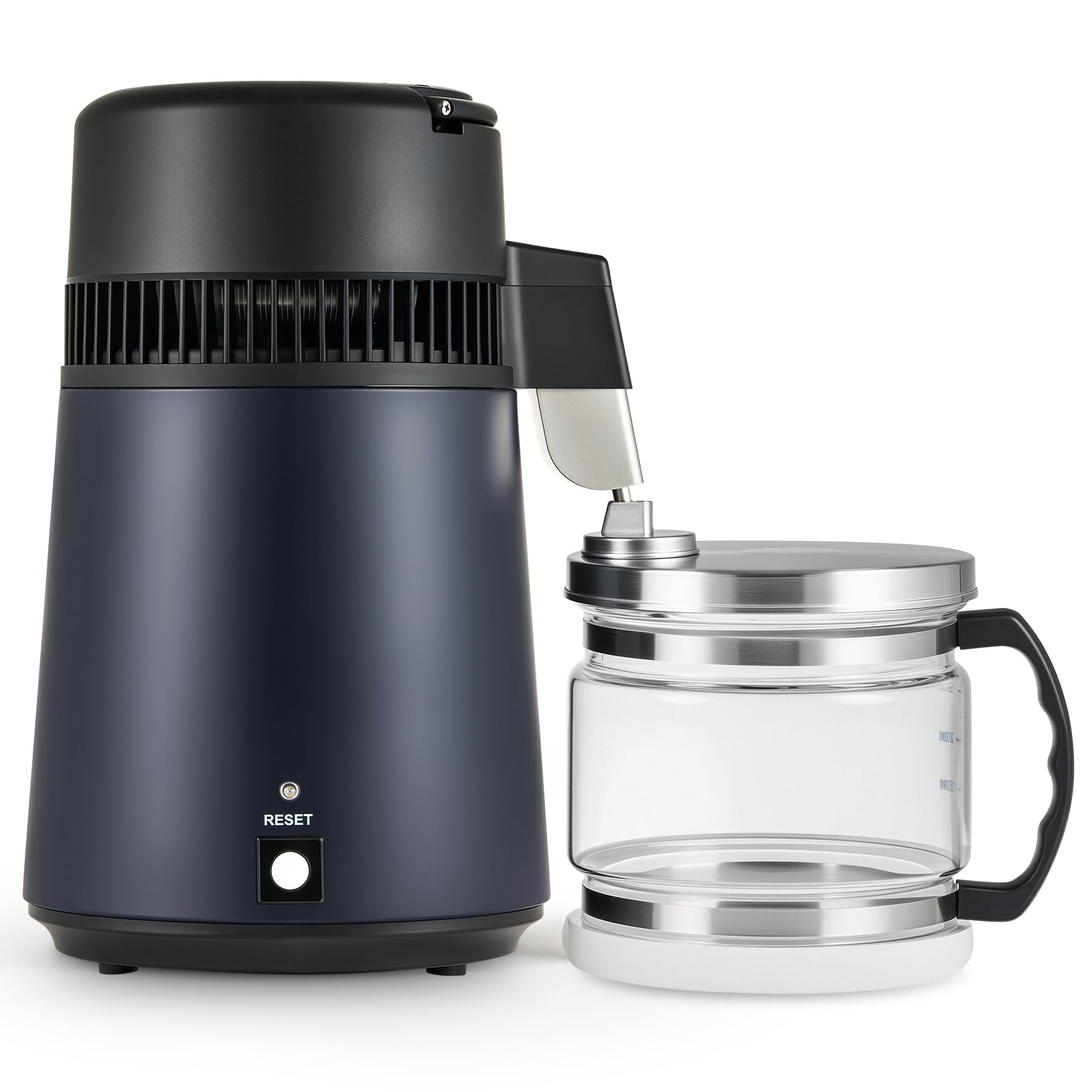 CO-Z 4L Water Distiller, 1.1 Gallon Countertop Distilled Water Machine with Glass Pot, 750W Distilled Water Maker for Pure Water, 304 Stainless Steel Water Distiller Machine for Home Office Travel โ image 1