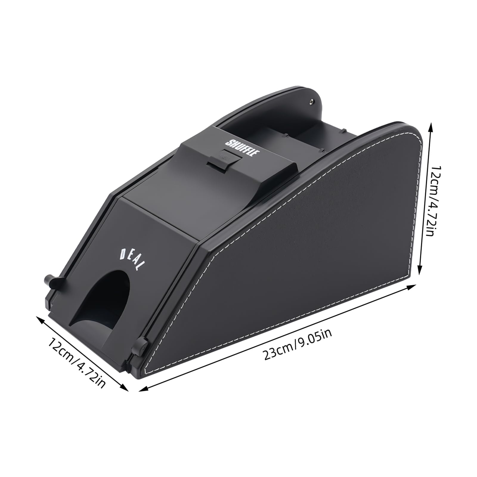 Macchina automatica Shuffler della carta, casinò elettronico, strumento elettrico di mescolamento 2in1 del rivenditore rotante per carte di carta e plastica