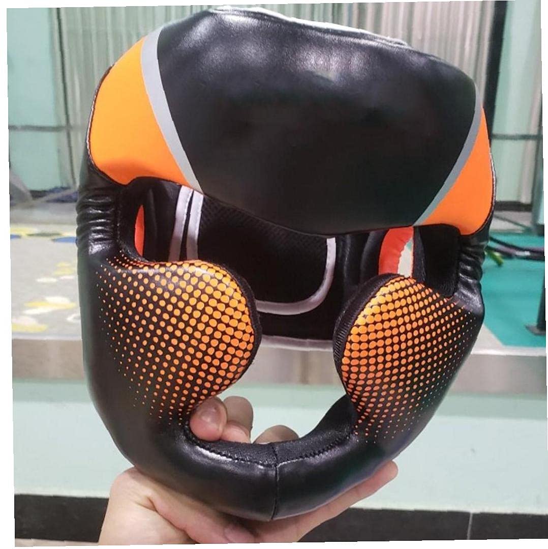 Bambini Giovani Adulti Donne Uomo Uomo Casco da Boxe MMMA Muay Thai Kickboxing Taekwondo Protettivo Protezione Copricapo Deo