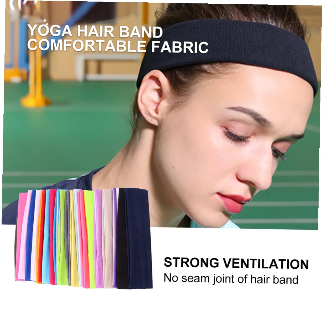 Toddmomy Sport Bandana Frauen Kopftuch Sportliche Elastische Stirnbänder Für Frauen Yoga -haarzubehör Laufstirnband Für Damen Schweiß Stirnbänder Yoga -Stirnband Haarschmuck