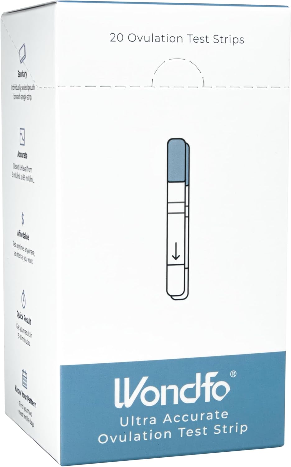 Wondfo Ultra Accurate Ovulation Test Strips Quantitative