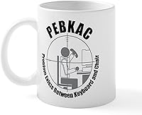 Vista 1 de CafePress PEBKAC - Taza de café de cerámica, taza de té de 11 onzas