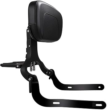 Motorcycle Backrest Driver Passager Adjustable Back Rest XG750 XG500