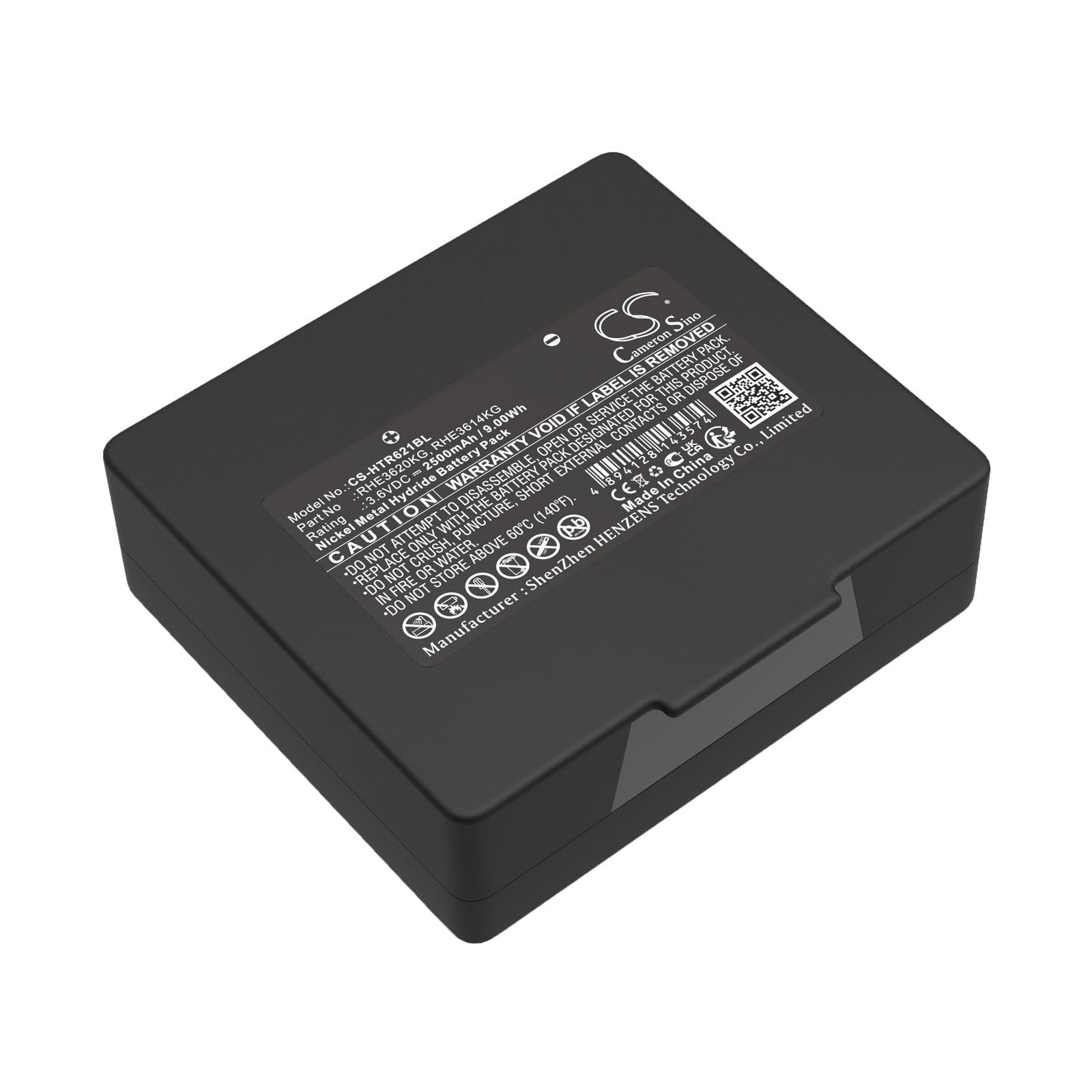 Batterie 3.6V Pour Radiocommande Batterie 2000mAh 3.6V Ni-MH Compatible Hetronic - Pour Télécommandes CS 434, ERGO, MINI, NOVA, Potain, Komatsu