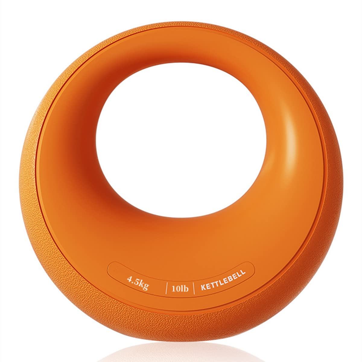 WENBOFullmoon Kettlebell Design 10 LB/4.5Kg, Non-Slip Handle Designed Kettlebell Strength Training -Orange