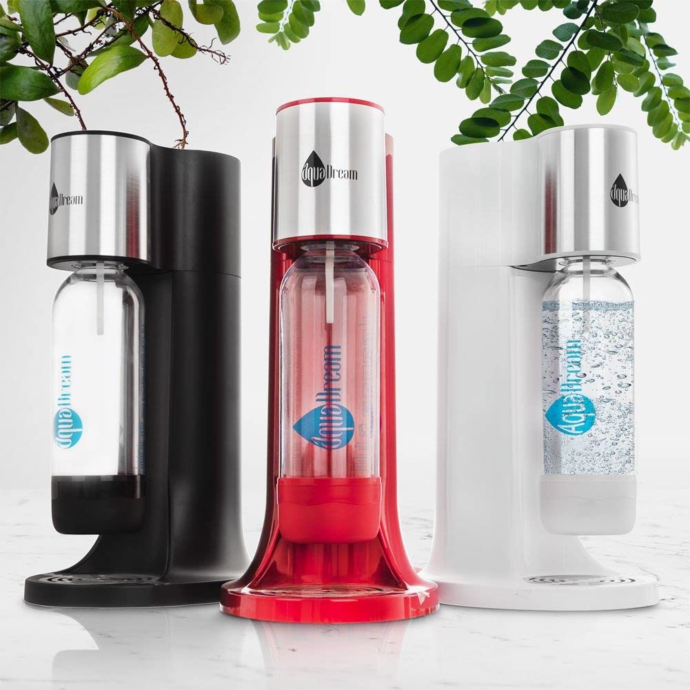 AquaDream Aireador de agua para burbujear | con gas y sifón de agua, color negro