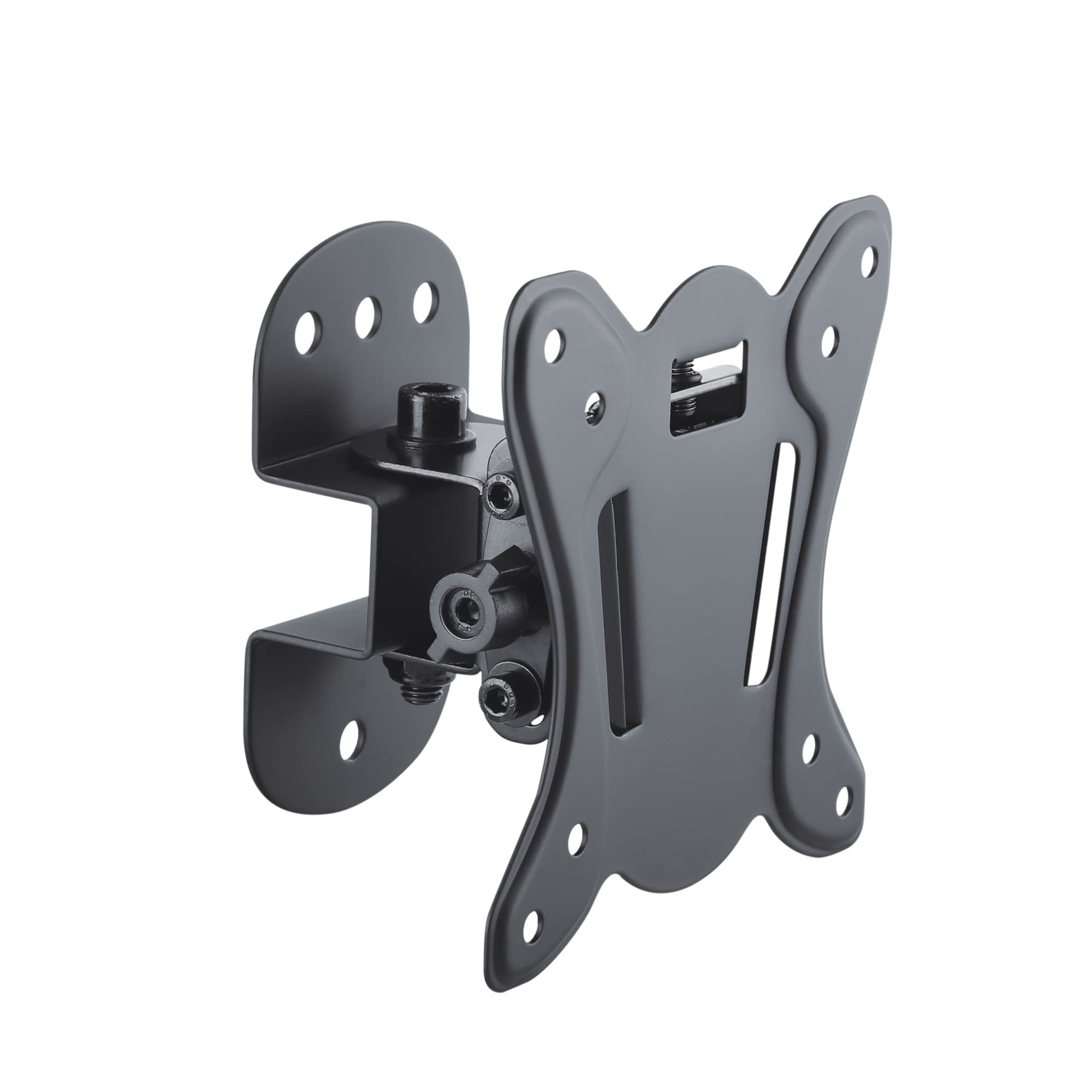 conectoTV Bracket Tilting 3°/-12° Swivel 25°/-25° TV Devices from 13-27 Inches Maximum Load 25.0 kg Black