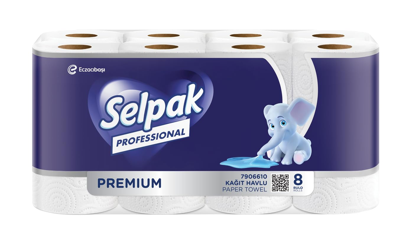 Selpak Professional Premium Havlu Kağıt, 8 Rulo