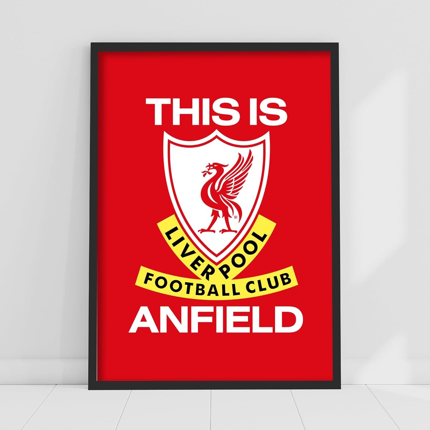 Themed Red Liverpool Fc Print - This Is Anfield Poster Lfc Football Art (29.7Cm X 42Cm - A3)