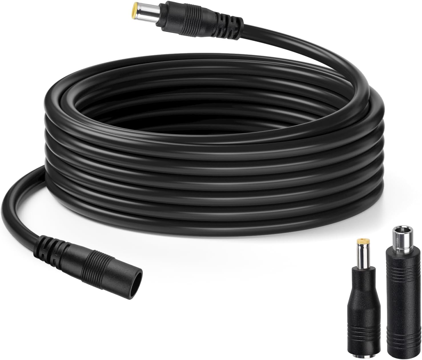DC Power Extension Cable, 14AWG 30FT 8mm Male to Female Extension Cord Compatible with Solar Panel Portable Power Stations