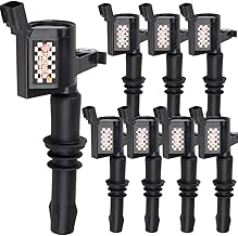 High Performance Ignition Coil 8 Pack For Ford F150 Mercury Lincoln V8 V10 4.6L 5.4L 6.8L Compatible with DG511 C1541 FD508 (Black) - coolthings.us