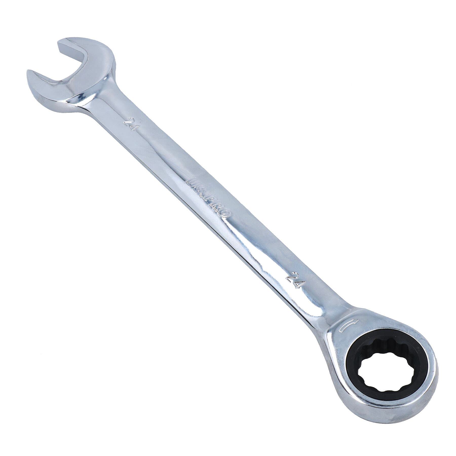 Ab Tools 24Mm Metric Mm Combination Gear Ratchet Spanner Wrench 72 Teeth
