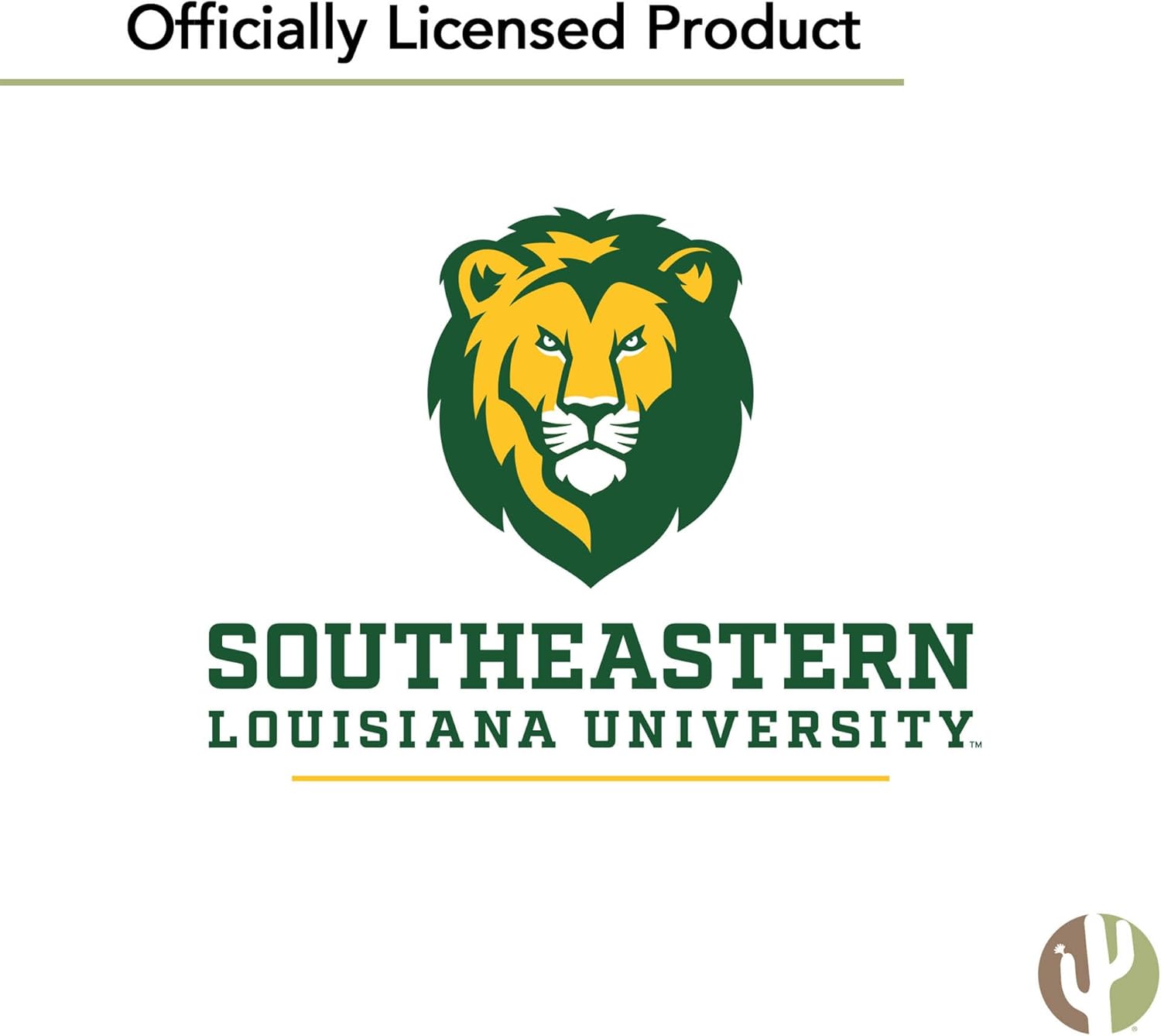 Desert Cactus Southeastern Louisiana University SLU Flag - 3 x 5 Feet Lions Banner, Indoor/Outdoor Durable Fabric, 100% Polyester Design (Style 3a)