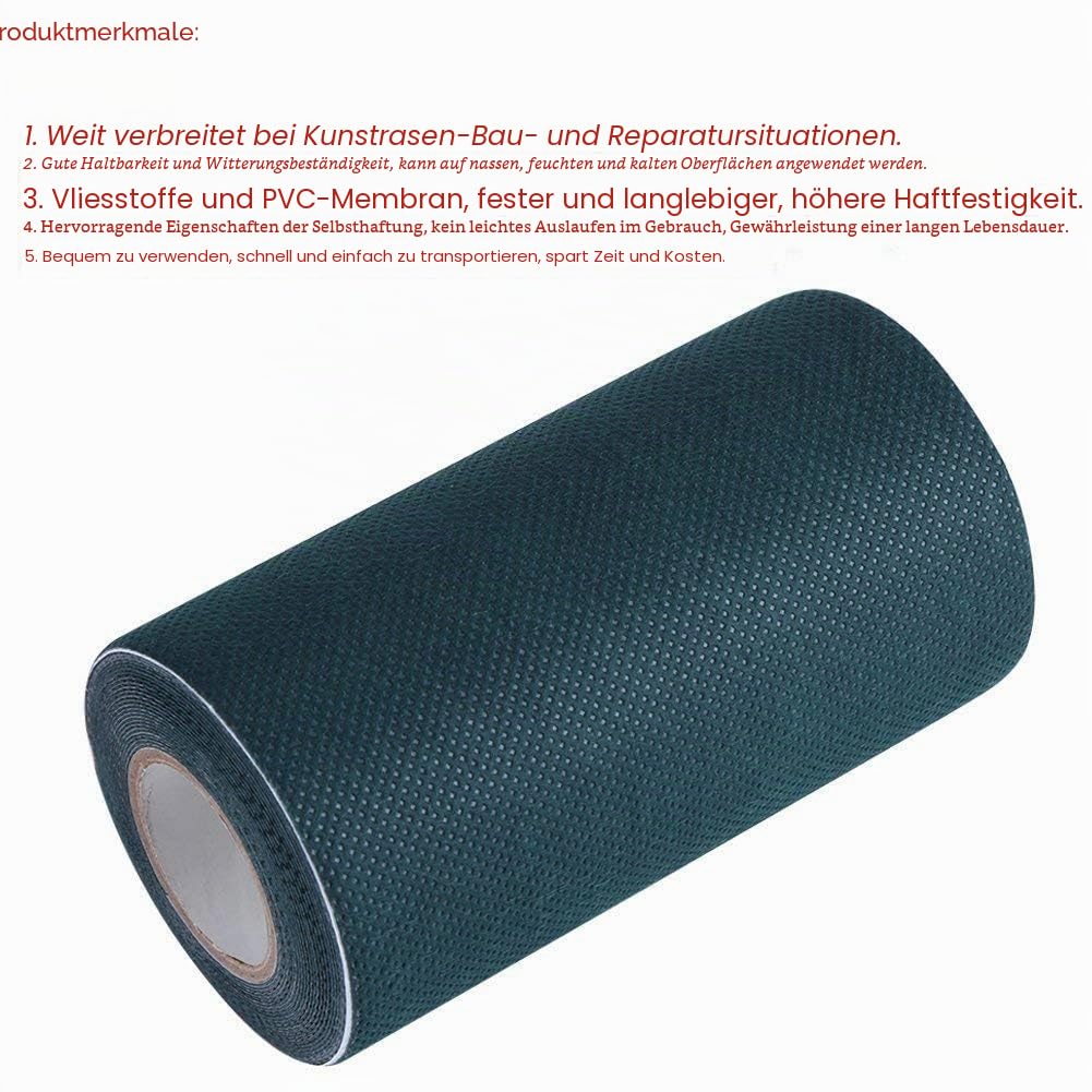 Verbindungsband für Kunstrasen Rasen Kunstrasen Kunstrasen Vorgeklebt zur Verlegung von Gras Garten Balkon Premium Qualität 15cm x 15m