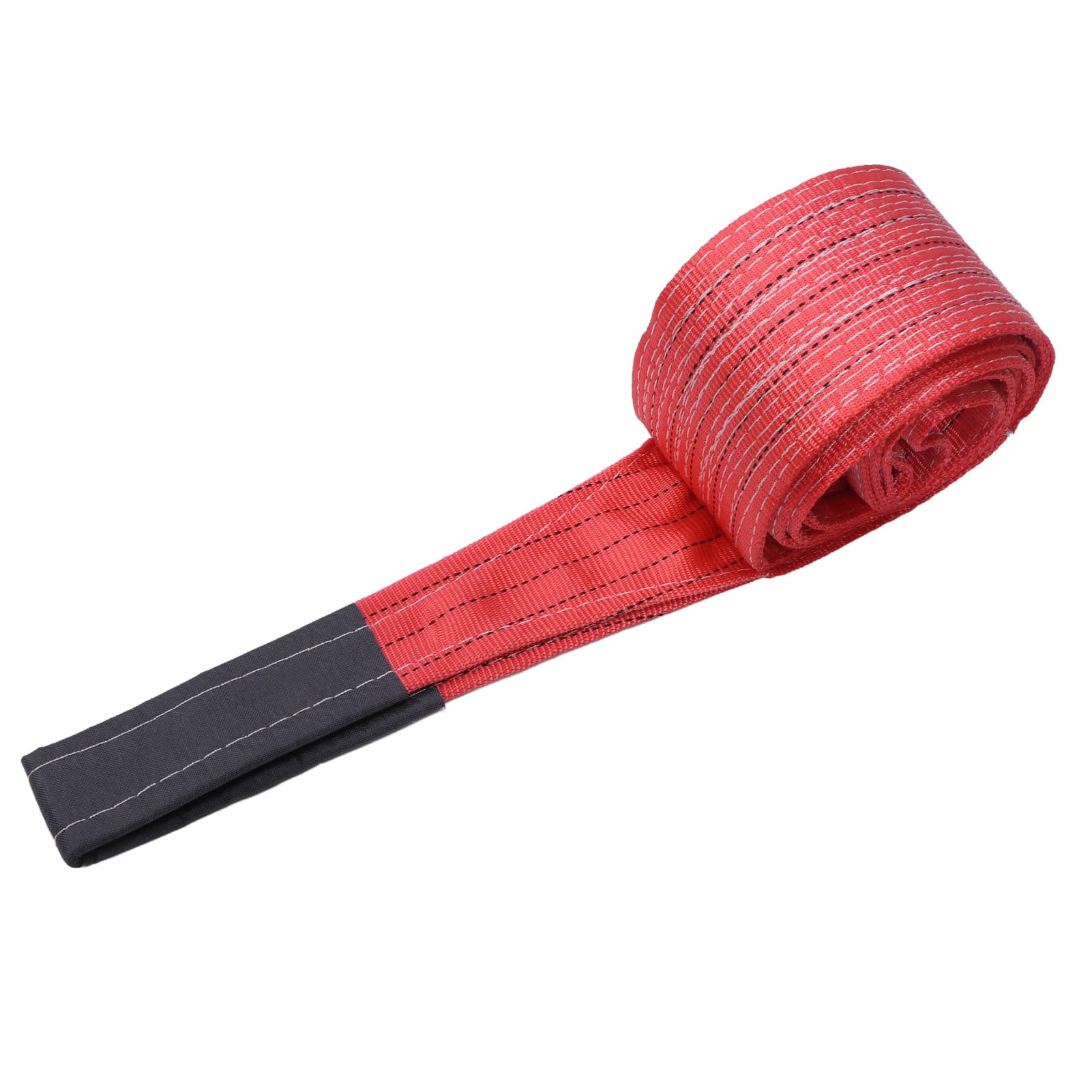 Cinghia di sollevamento Red Rigging da 5 T, imbracatura per sollevamento e traino con fibbia rinforzata, cintura in poliestere da 4 m / 13,12 ft per gru industriali e applicazioni