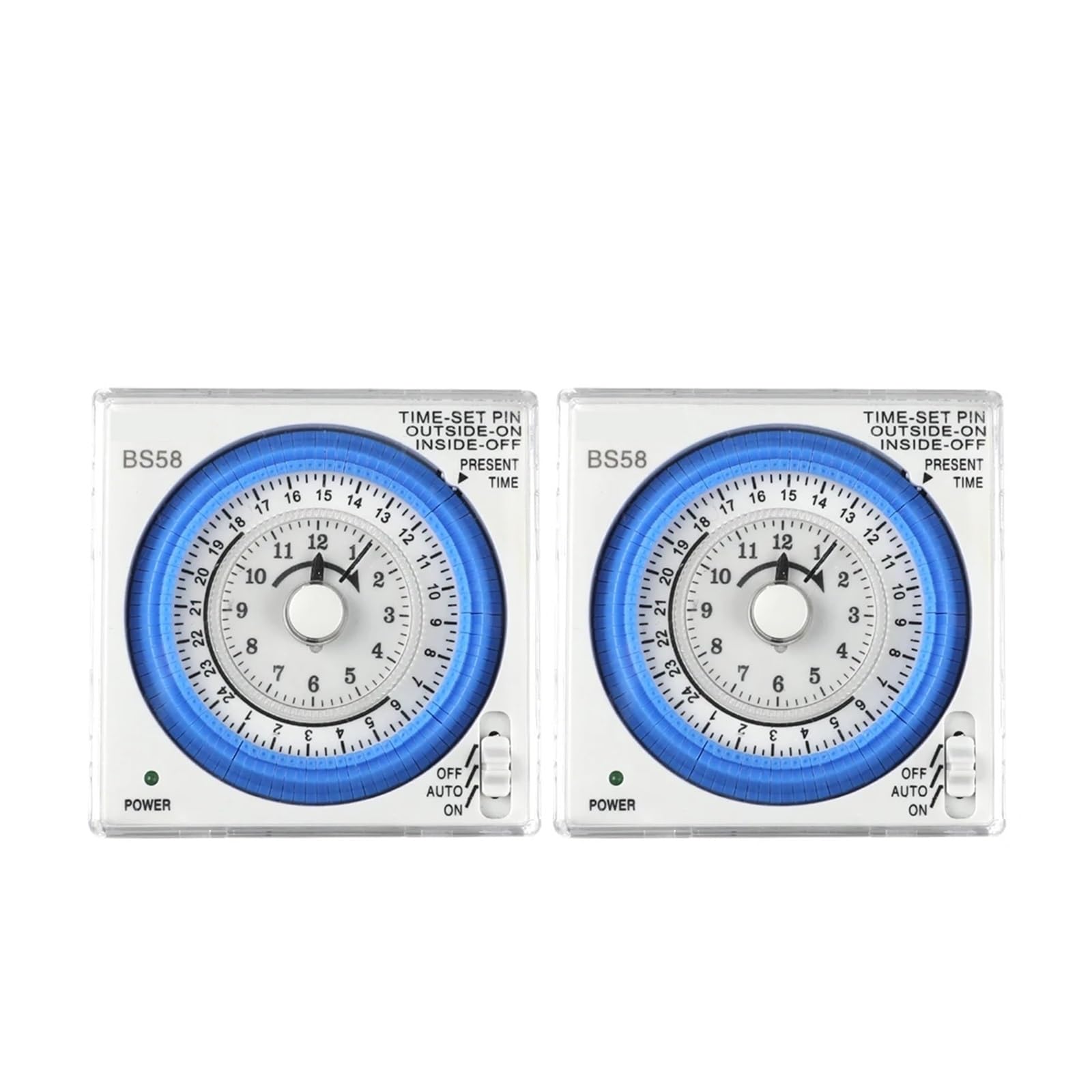 Mini Timer Meccanico, con 96 Volte di accensione/spegnimento al Giorno. unità di impostazione Minima 15 Minuti (Size : 110V)