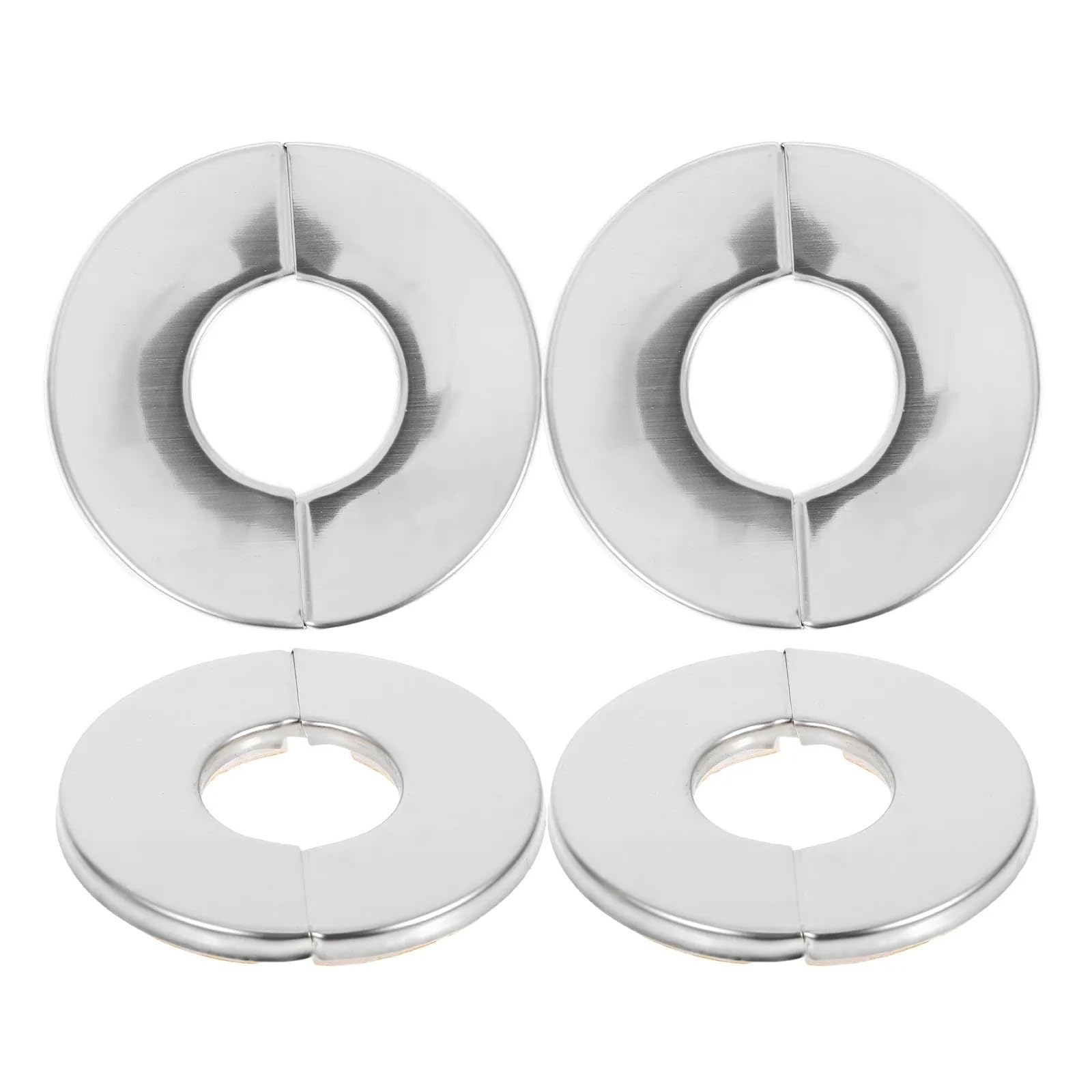 Dasjkdi One Color 20Pcs Wall Split Flange Pipe Cover Stainless Steel Decorative Plumbing Hole For Wall Holes