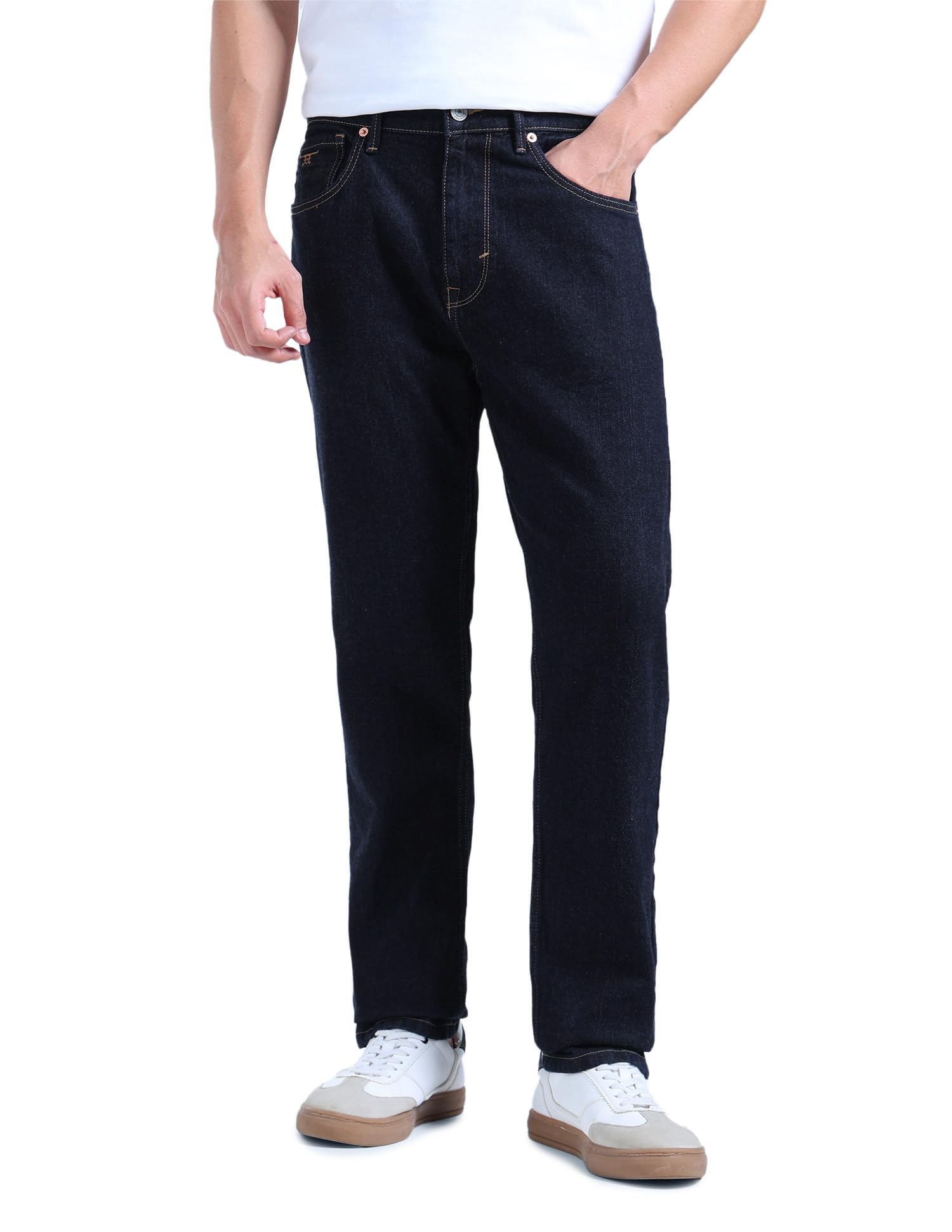 flying machine Men's Slim Tapered Fit Jeans| Solid | Mid Rise | Stretchable | Jeans for Man-picture-54