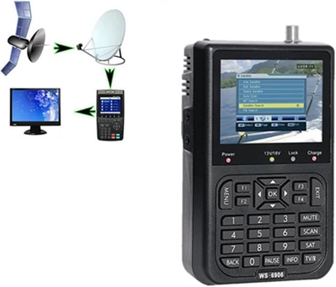 Digital Satellite Finder Digital Signal Finder WS6906 3