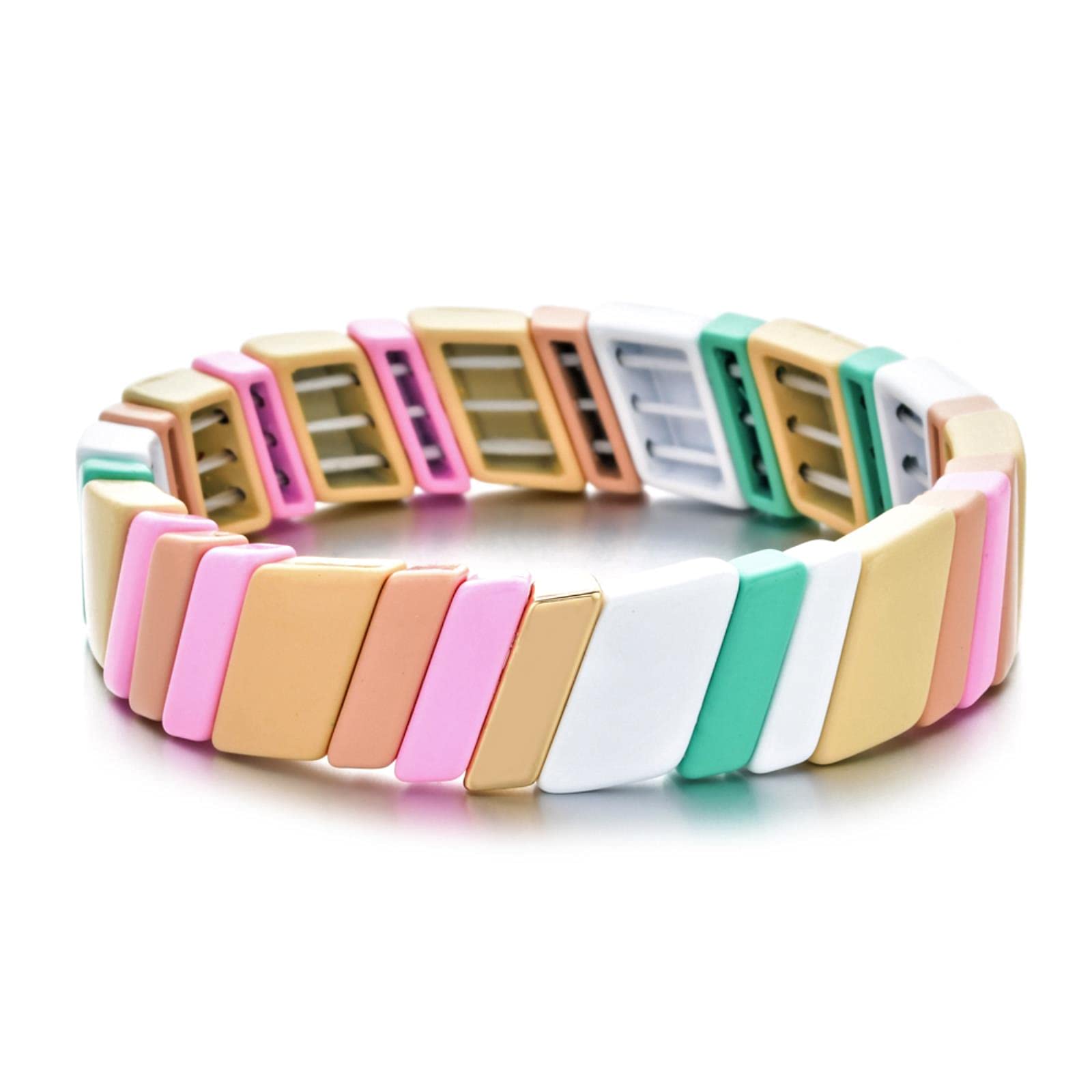 Jfgctyhxy Women's A Bohemian Bracelets, Bohemian Multiple Layer Stacked Fresh Spring Bracelet&Bangle Luxury Charm Femme Jewelry(A)