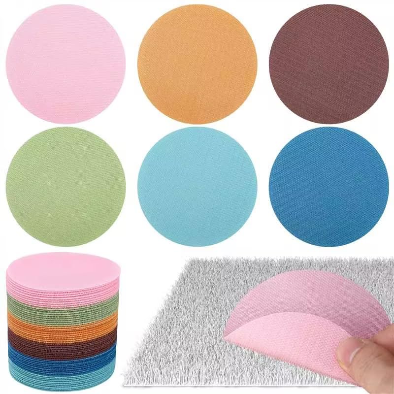 60 PCS Boho Carpet Spots Markers 4 Inch Circle Floor Dots for Classroom Boho Sitting Carpet Spots for Classroom Kids Preschool Elementary Kindergarten Teacher Supplies