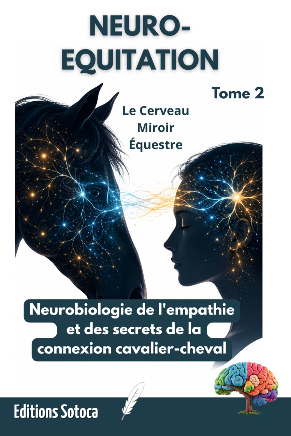 NEURO-EQUITATION : Le Cerveau Miroir Équestre: Neurobiologie de l'empathie et des secrets de la connexion cavalier-cheval (Tome 2)