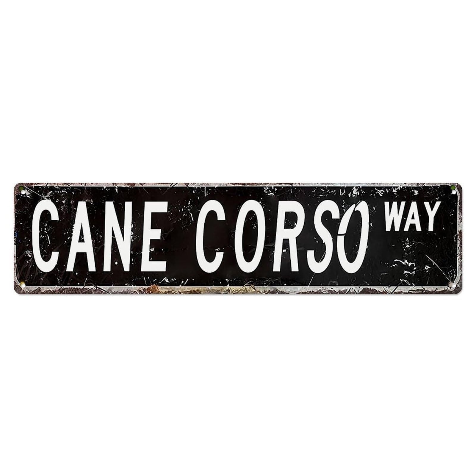 Cane Corso Way Sign Metal Tin Sign Plaque