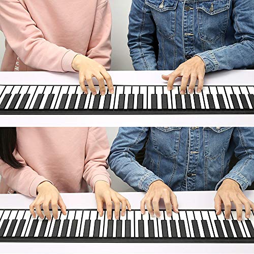 Piano À Main, Piano Pliable 49 Touches Clavier De Piano Portable Clavier Électronique Piano Pour Enfants Débutants - Les Beatles, Paul McCartney, John Lennon, RIngo Starr, George Harrison Piano À Main, Piano Pliable 49 Touches Clavier De Piano Portable Clavier Électronique Piano Pour Enfants Débutants – Image 6