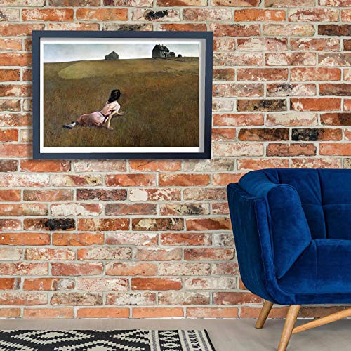 Poster Andrew Wyeth "Il Mondo Di Cristina" (Christina's World) - Tirage Haute Résolution Sur Papier Satiné 200g