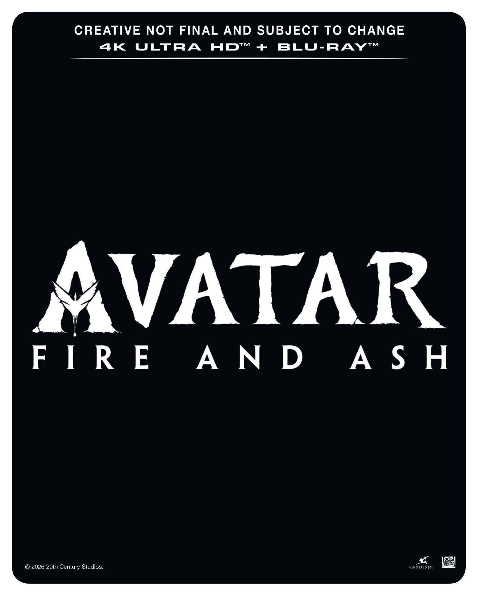 Avatar: Fire and Ash 4K Ultra HD + Blu-ray + Blu-ray Bonus disc SteelBook [Region Free]