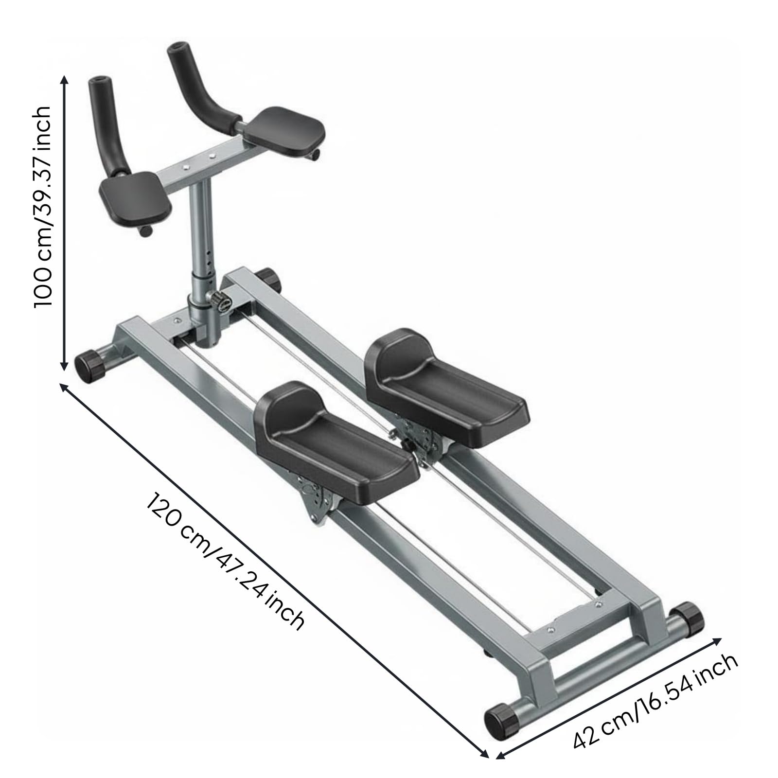 Amagogo Arrampicatore Verticale Macchina Fitness Stepper Attrezzo per Tonificazione Corpo Intero Struttura in Acciaio Compatta Movimento a Scalini
