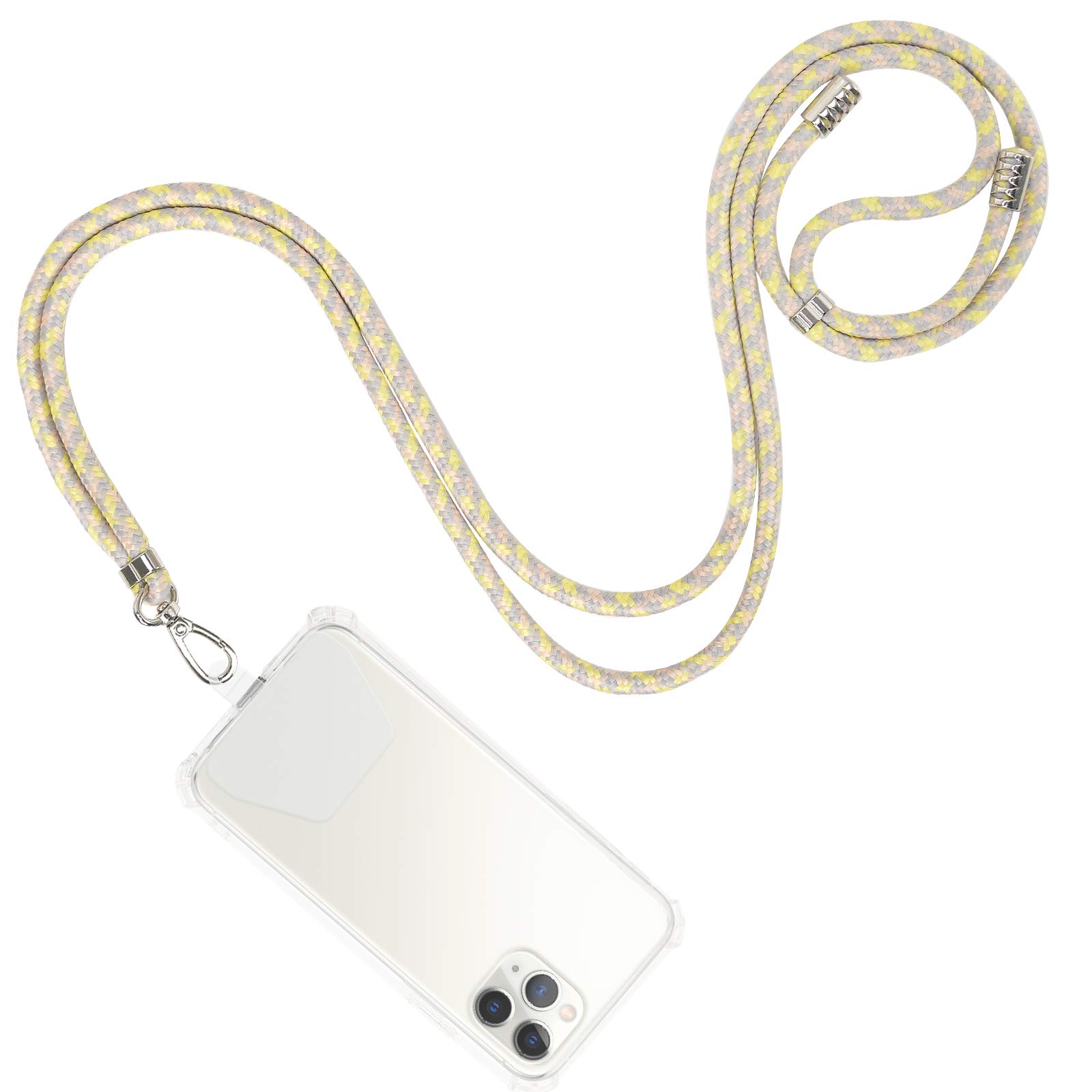 takyu Phone Lanyard, Universal Cell Phone Lanyard with Phone Tether Safety Strap for Most Smartphones