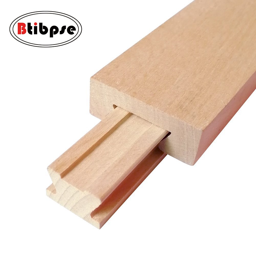 Btibpse Classic Wood Center Mount Drawer Slide 20'' (50 CM) (1)