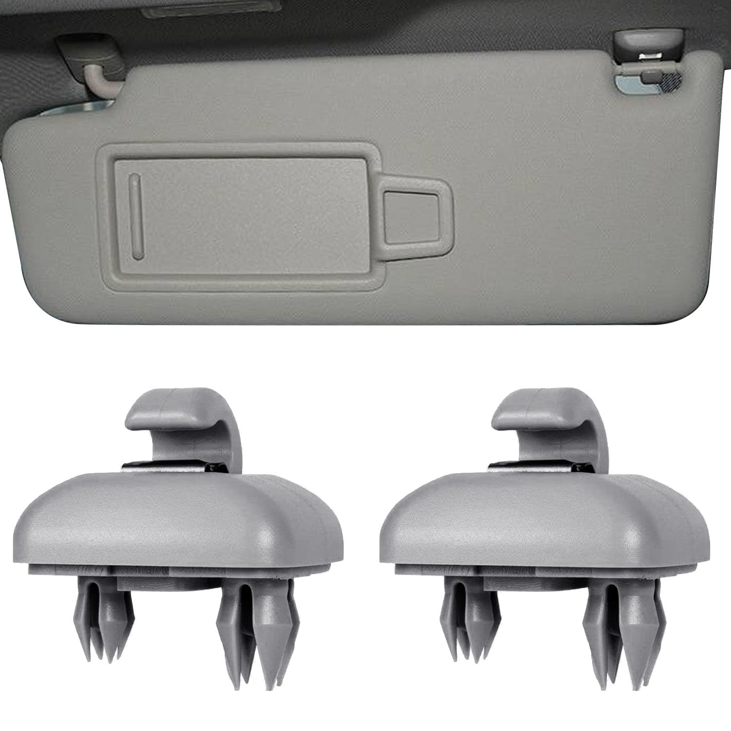 Supporto Parasole Per Audi - 2 Pezzi Compatibile Con A1 A3 A4 A5 Q3 Q5 TT - Foto 11