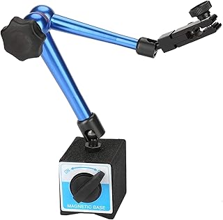 Jeanoko Magnetic Gauge Base Flexible Precision Strong Magnetic Base Holder Stand for Dial Test Indicator Gauge