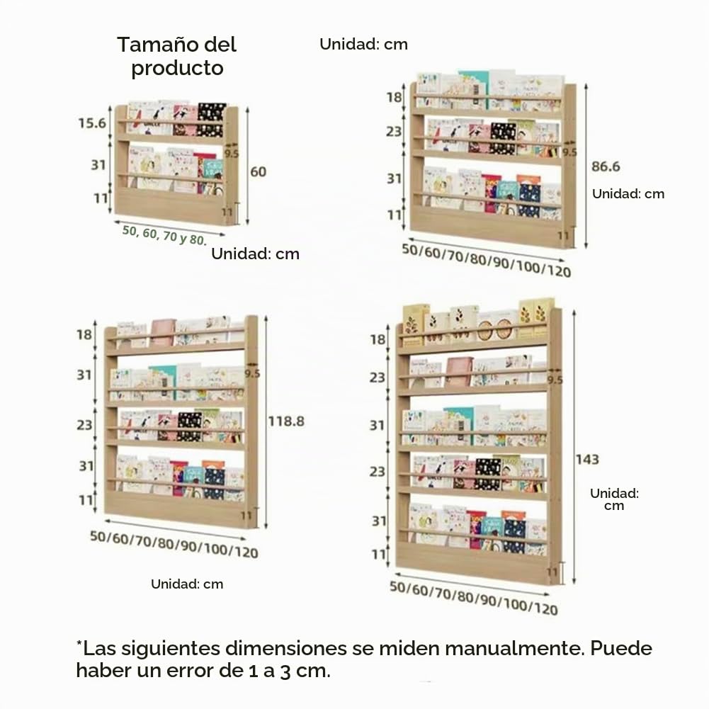 Librerías de Piso Estantes de exhibición Estantería Delgada de Madera Maciza de 10 cm Estante para Libros Organizador Estante de Almacenamiento Estante de Pared para Dormitorio,Sala de Estar