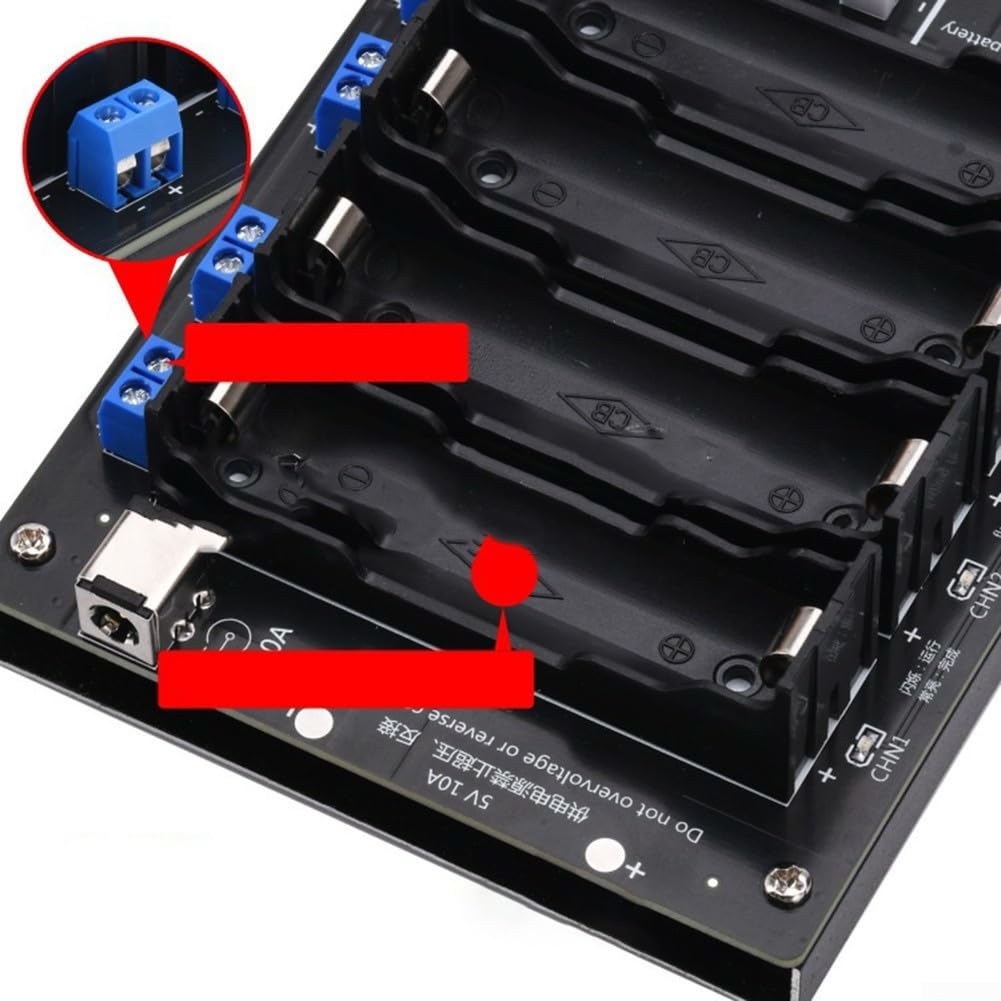 Testeur de résistance interne de capacité de batterie avec 8 canaux indépendants de sortie de 10 A et 2 écrans couleur de 10,2 cm pour analyse de batterie professionnelle
